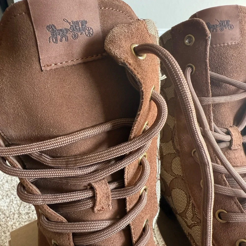 Coach Men’s Citysole Signature Canvas Boots